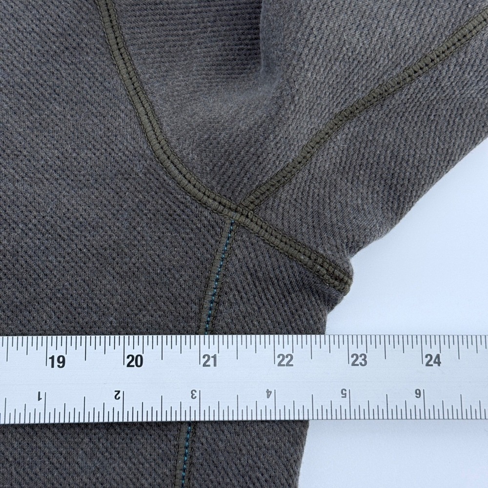 Tommy Bahama Sweatshirt Mens M Reversible Quarter Zip Pullover Gray Blue - Picture 6 of 9